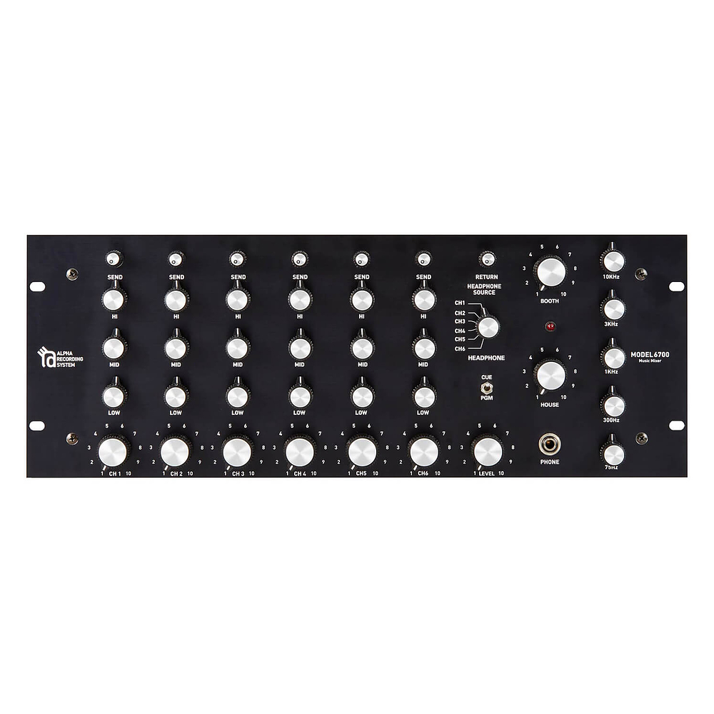 Alpha Recording System Model 6700 Mixer de 6 Canales 2