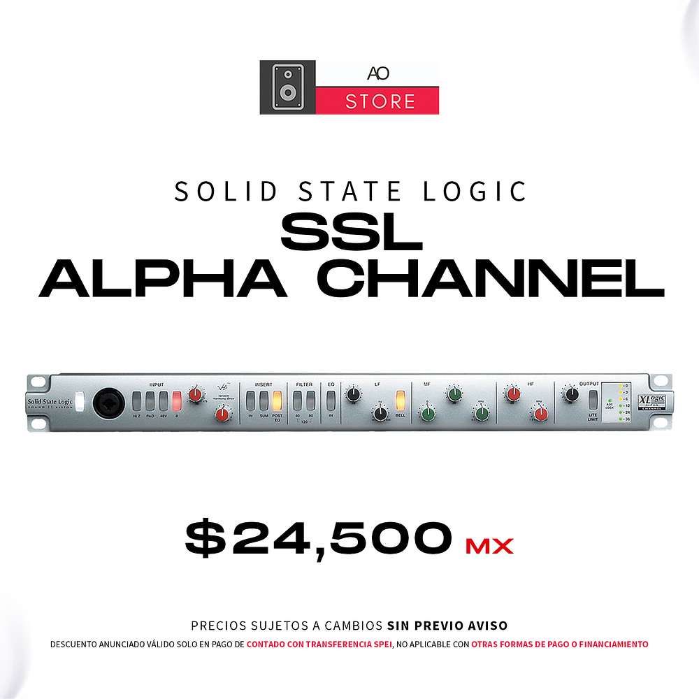 Solid State Logic SSL Xlogic Alpha Channel Preamplificador 1