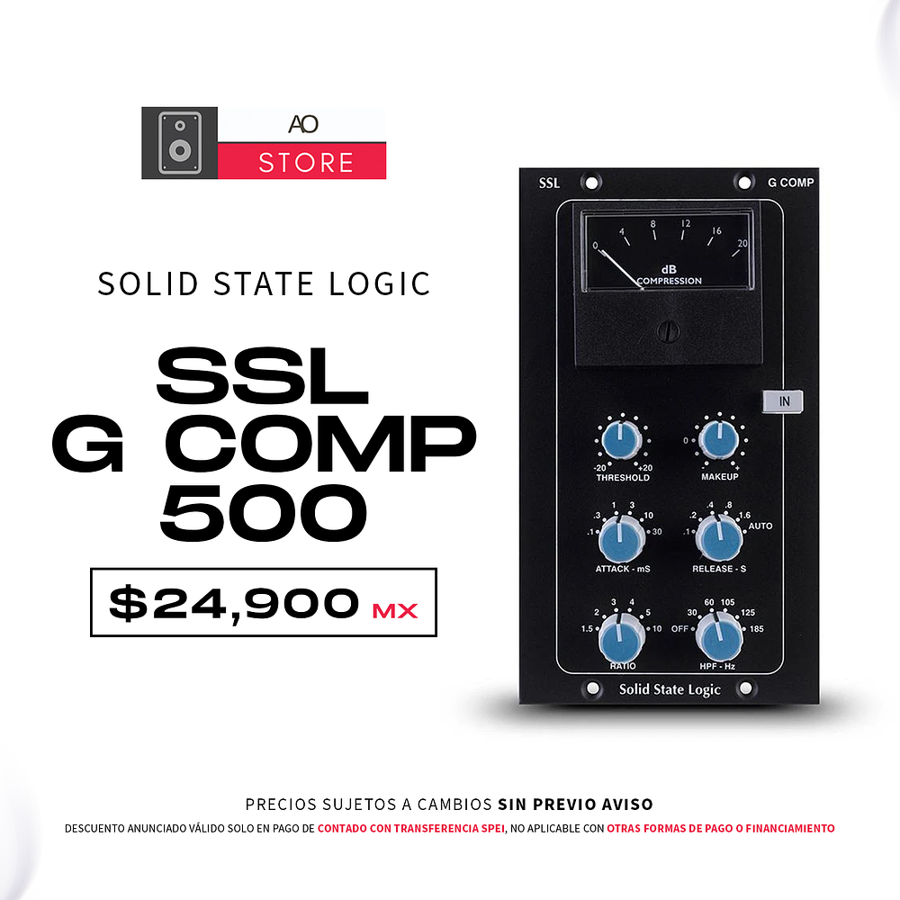 Solid State Logic SSL G Comp 500 Compresor Estereo Series 500 1