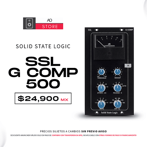 Solid State Logic SSL G Comp 500 Compresor Estereo Series 500