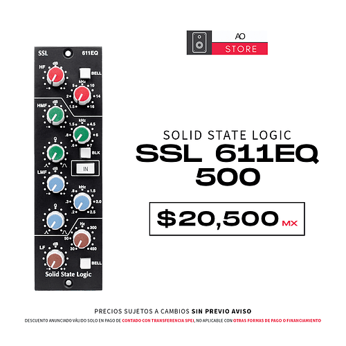 Solid State Logic SSL 611EQ 500 Ecualizador
