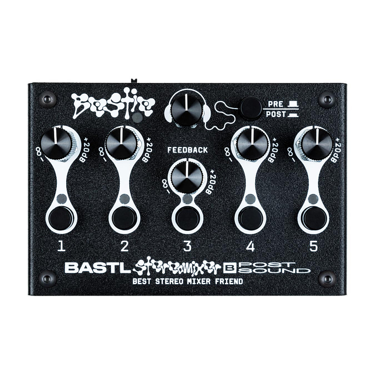 Bestie 5 Mezcladora Estéreo de 5 Canales 2