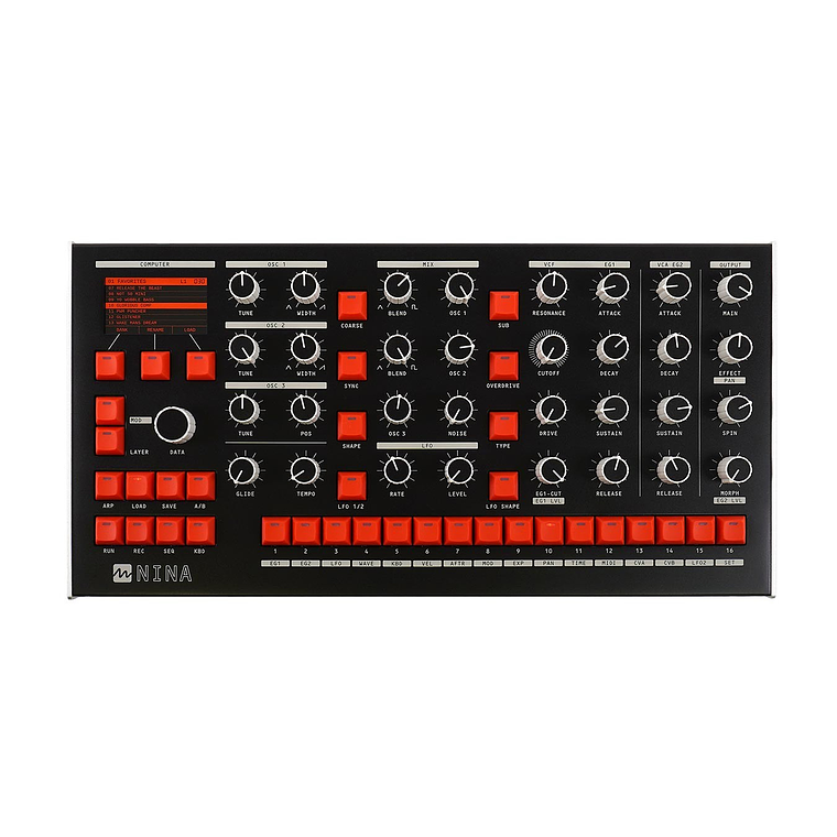 Melbourne Instruments Nina Módulo Polifonico Sintetizador Híbrido 2