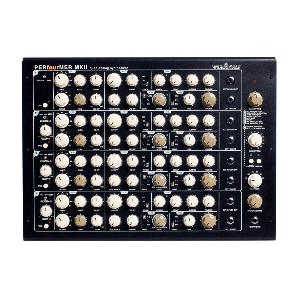 Vermona PERfourMER MkII Quad Sintetizador 2