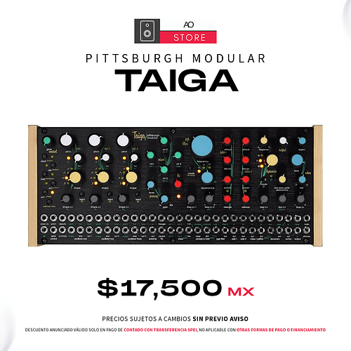 Pittsburgh Modular Taiga Desktop Sintetizador Semi Modular