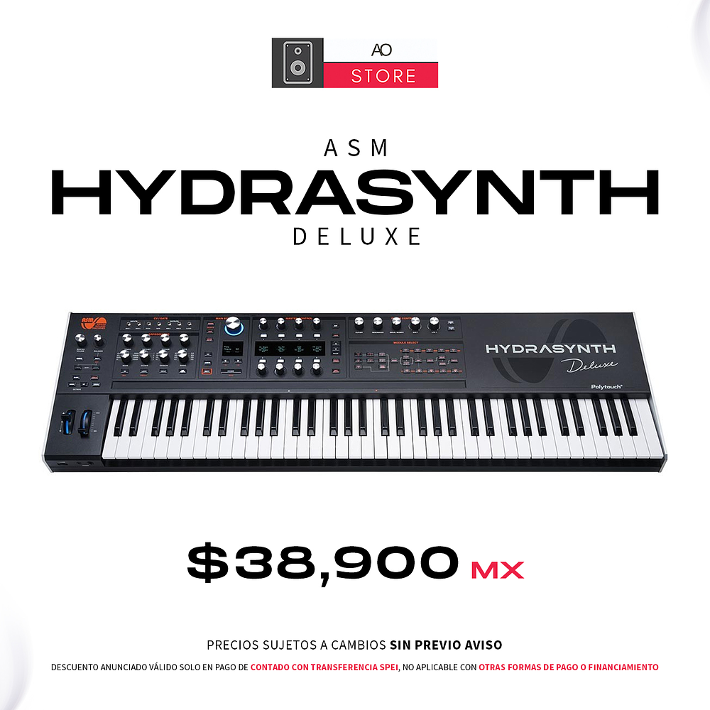 ASM Hydrasynth Deluxe Bi Timbral Digital Keyboard Sintetizador  1
