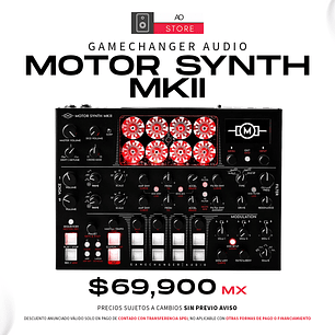 Gamechanger Audio Motor Synth MK II Electro Mechanical Desktop Sintetizador 