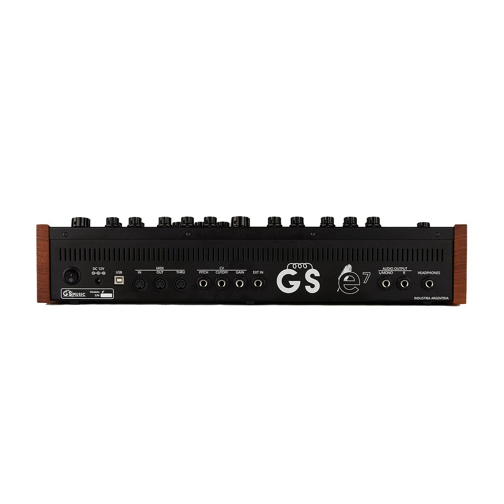 GS Music GS e7 Polyphonic Analog Desktop Module Sintetizador 6