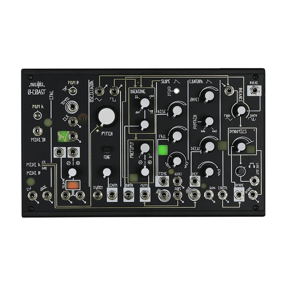 Make Noise 0-Coast Desktop Sintetizador Semi Modular 2