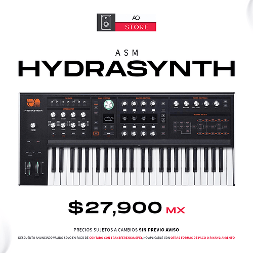 ASM Hydrasynth Keyboard Sintetizador