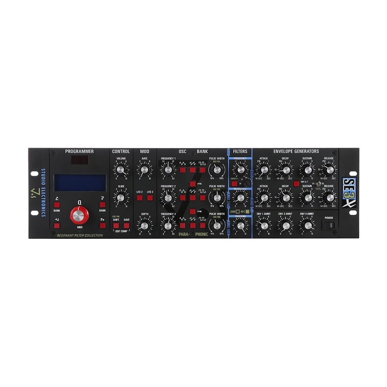 Studio Electronics SE 3X Paraphonic Modulo Sintetizador 2
