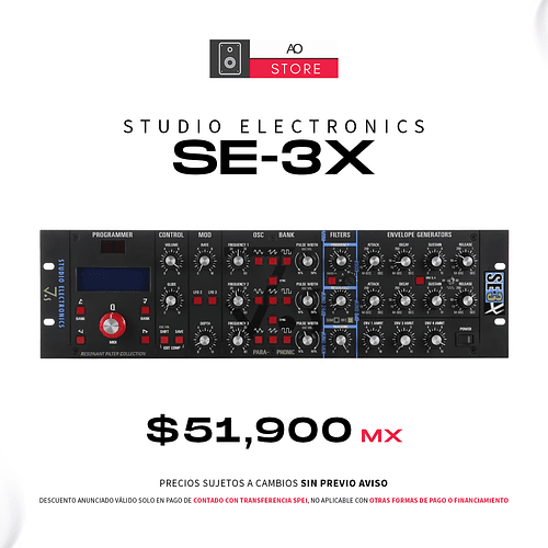 Studio Electronics SE 3X Paraphonic Modulo Sintetizador