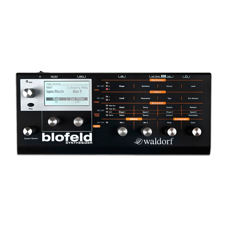 Waldorf Blofeld Desktop Virtual Analog Sintetizador 2