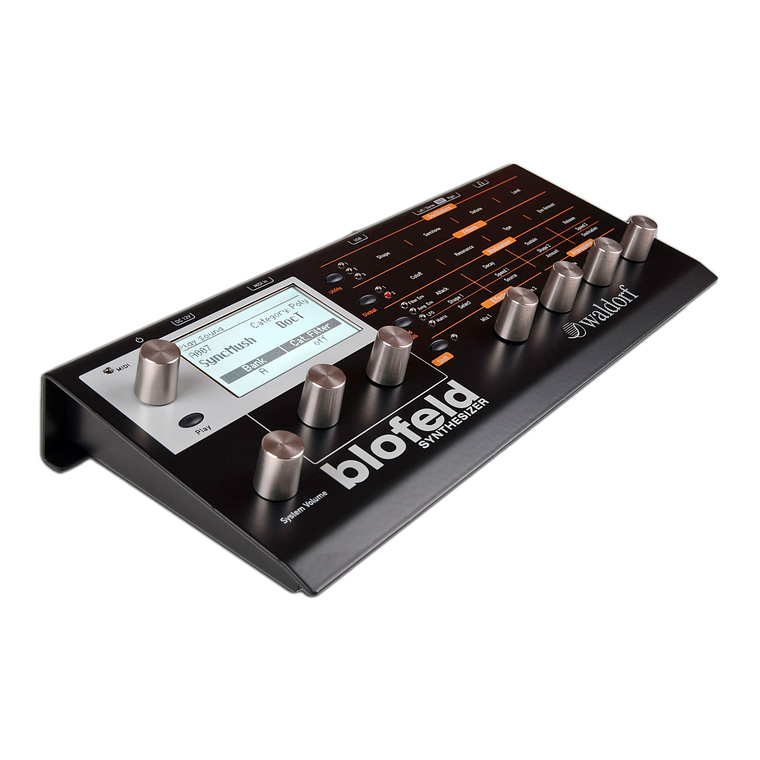 Waldorf Blofeld Desktop Virtual Analog Sintetizador 3