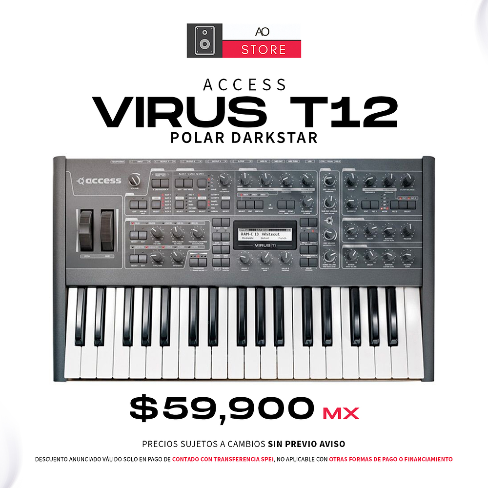 Access Virus TI2 Polar Darkstar Virtual Analog Keyboard Sintetizador 1