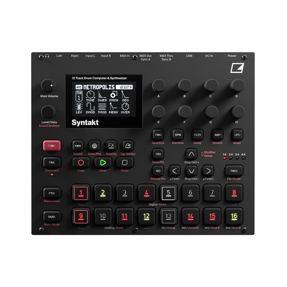 Elektron Syntakt 12 Voces Sintetizador + Secuenciador 2