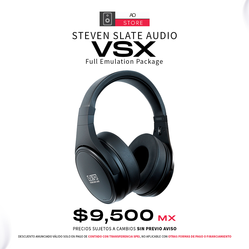 Steven Slate VSX Full Emulation Package Auriculares de Estudio 1