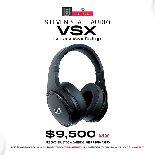 Steven Slate VSX Full Emulation Package Auriculares de Estudio