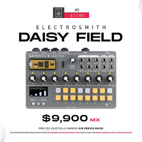 Daisy Field Programmable Digital Sintetizador de Escritorio