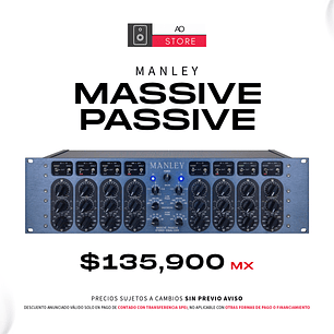 Manley Massive Passive Ecualizador De Tubo