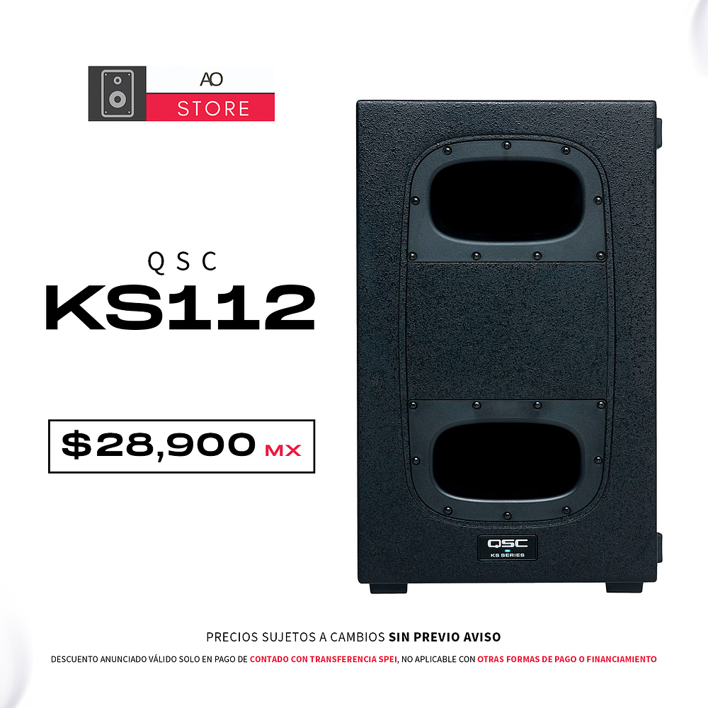 QSC KS112 Subwoofer Activo 1