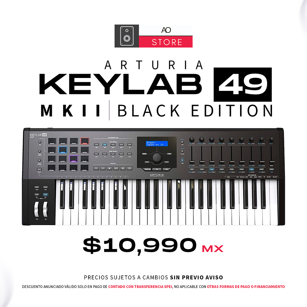 Arturia Keylab 49 MKII Black Edition Teclado Midi 1