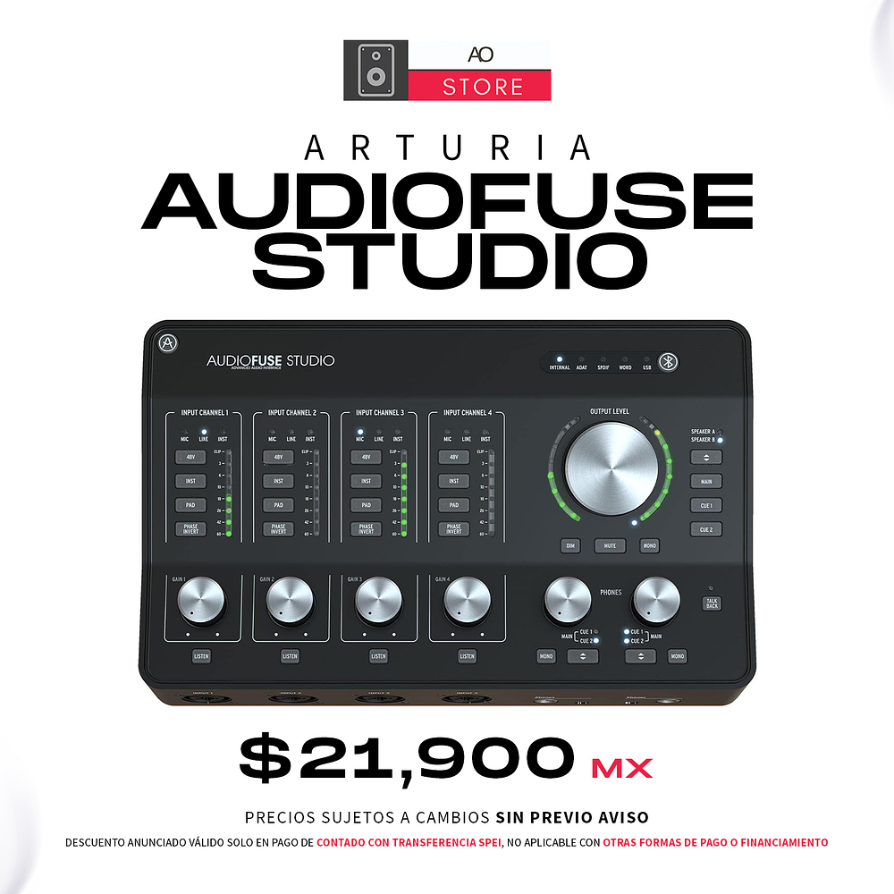Arturia AudioFuse Studio Interfaz De Audio  1