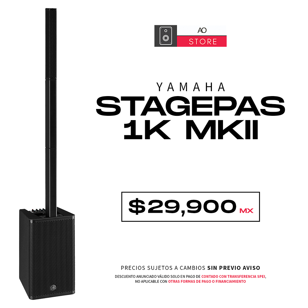 Yamaha Stagepas 1K MKII Sistema De Audio En Torre 1