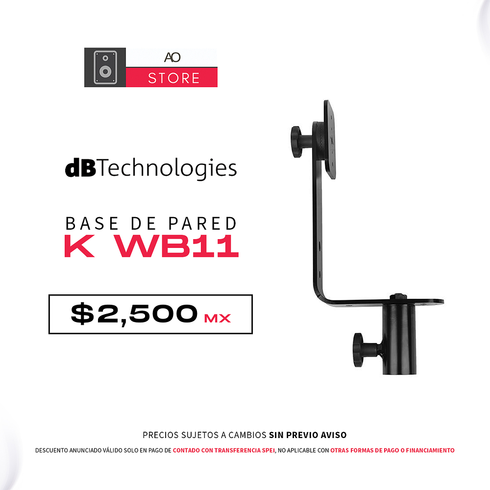 dB Technologies Minibox K WB11 Base de Pared 1