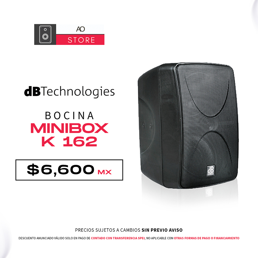 dB Technologies Minibox K 162 Bocina Activa 1
