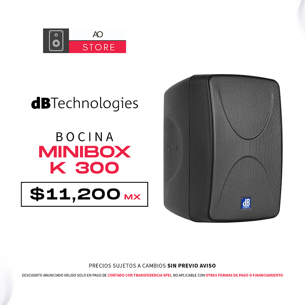 dB Technologies Minibox K 300 Bocina Activa 1