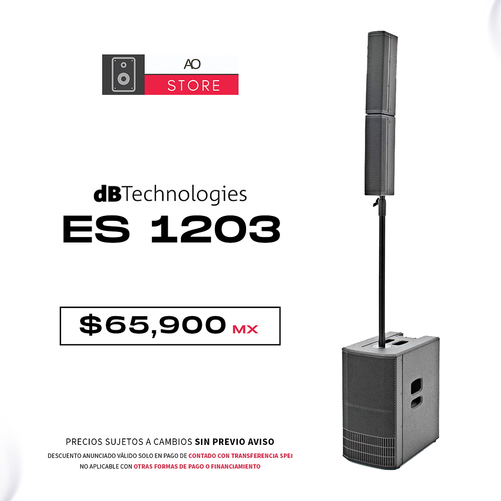 dB Technologies ES 1203 Sistema De Audio En Torre  1