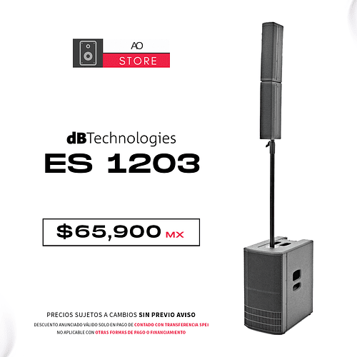 dB Technologies ES 1203 Sistema De Audio En Torre 