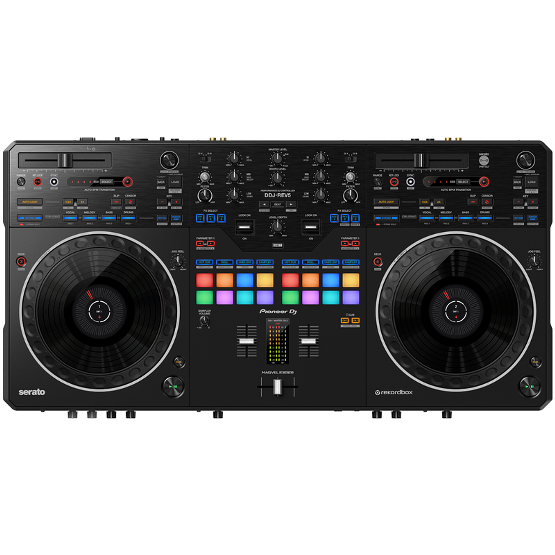 Pioneer DJ DDJ REV5 Controlador Para DJ de 2 Canales Estilo Scratch 3