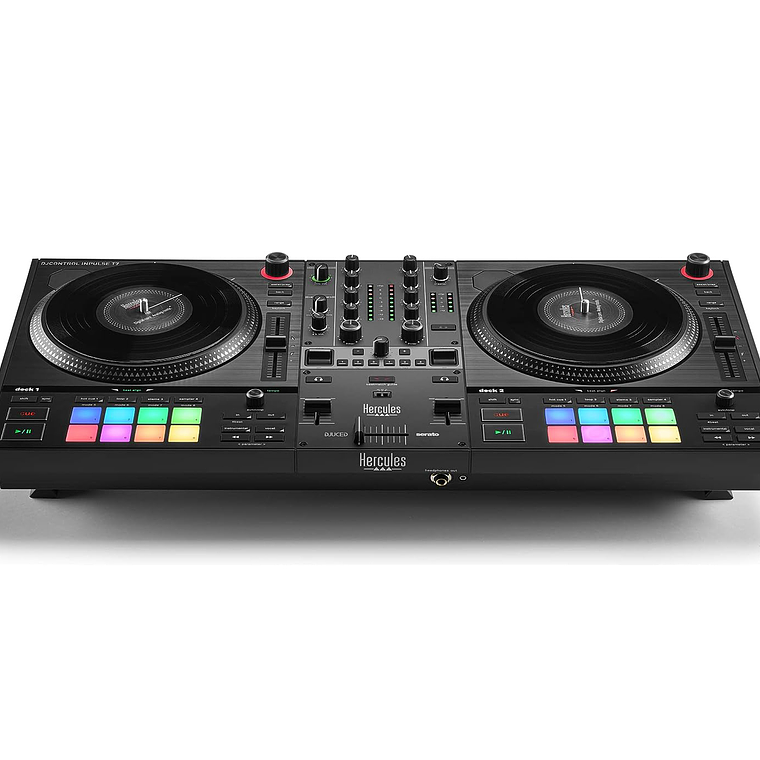 Hercules Inpulse T7 Controlador para DJ de 2 Canales Estilo Scratch 3