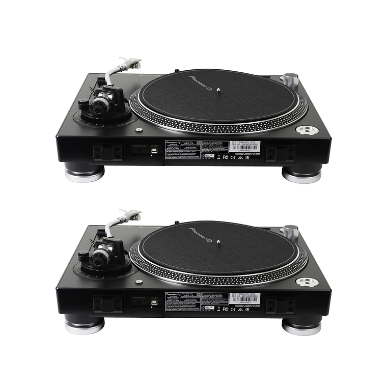 Pioneer DJ PLX 500 (2 Piezas) + Omnitronic TRM 202 MK3 Cabina Completa 3
