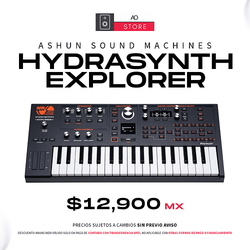 Hydrasynth Explorer Digital Keyboard Sintetizador 
