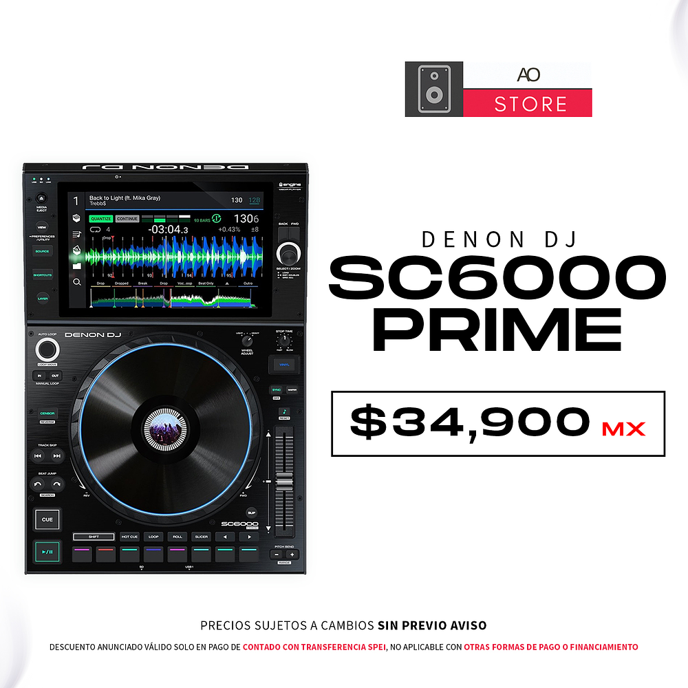 Denon DJ SC6000 PRIME Reproductor Para DJ 1