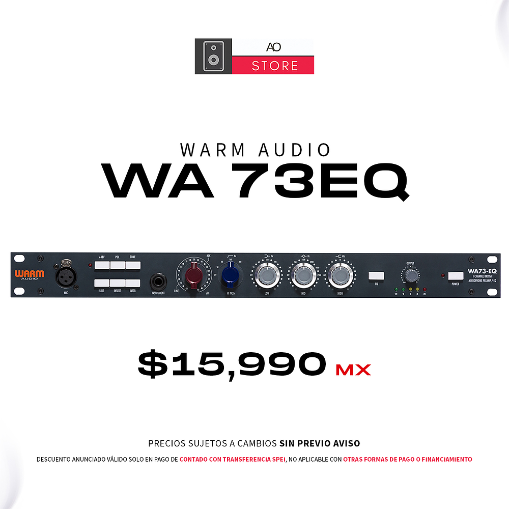 Warm Audio WA 73EQ Preamplificador y Ecualizador 1
