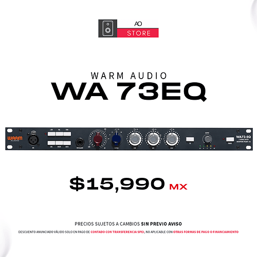 Warm Audio WA 73EQ Preamplificador y Ecualizador