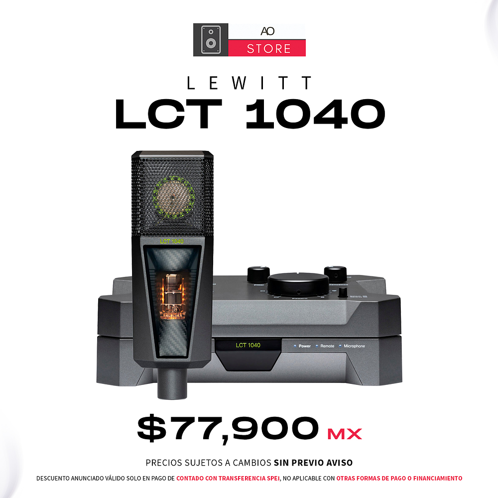 Lewitt LCT 1040 Sistema de Micrófono de Condensador de Válvula 1