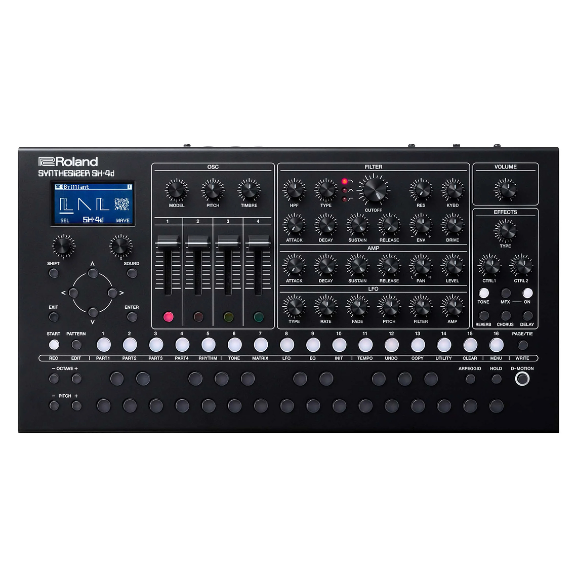 Roland Sh 4D Desktop Sintetizador 2