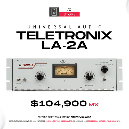 Universal Audio Teletronix LA 2A Compresor