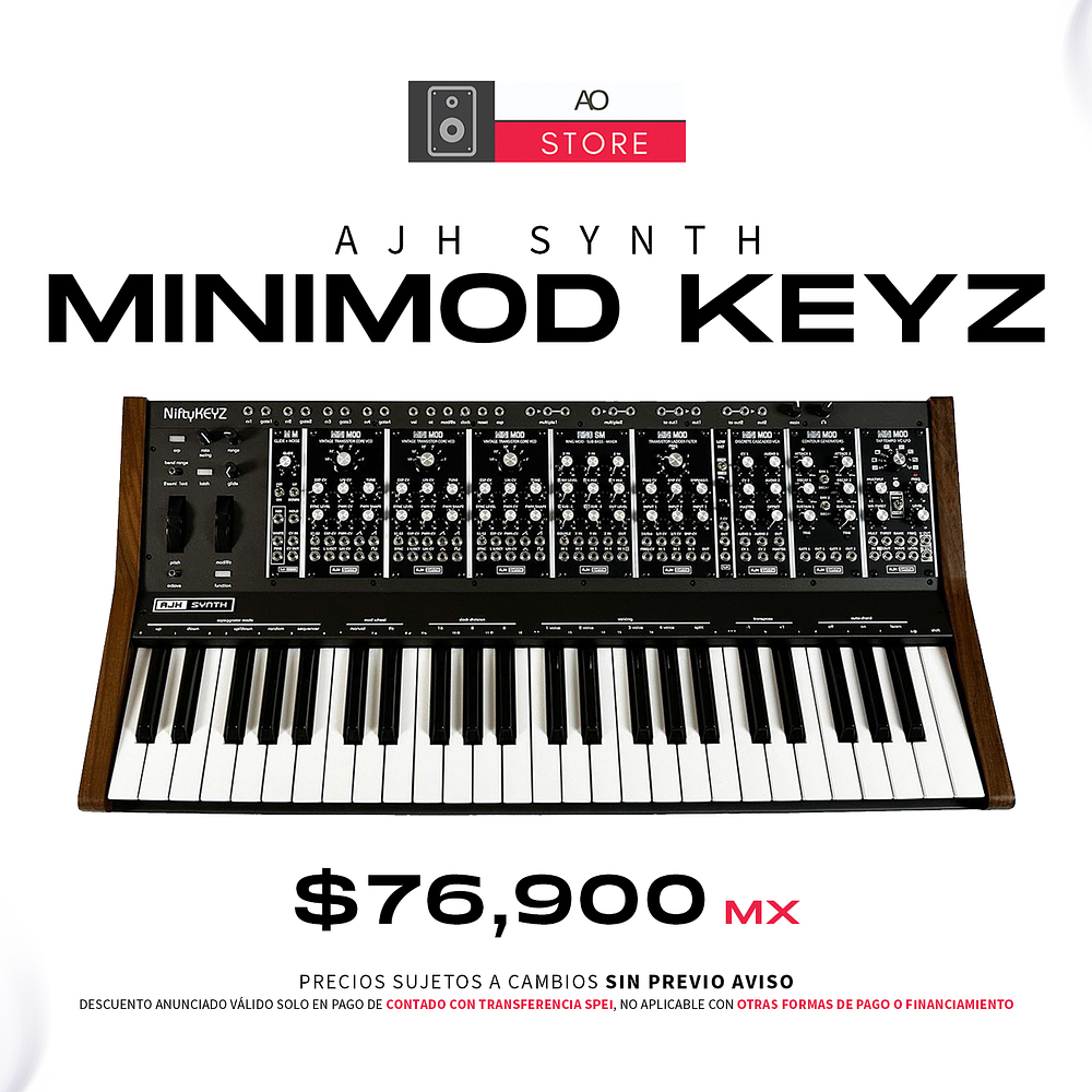 AJH Synth MiniMod Keyz Sintetizador Modular 1