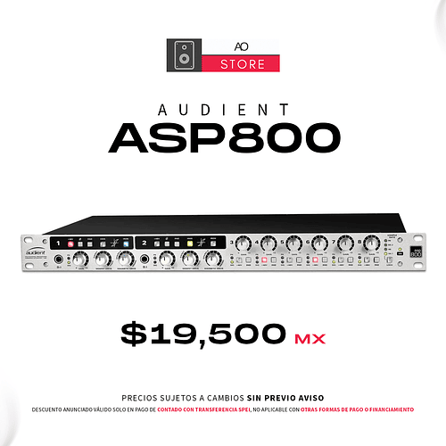 Audient ASP800 Preamplificador