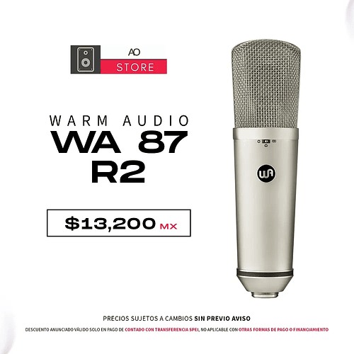Warm Audio WA 87 R2 Micrófono De Condensador