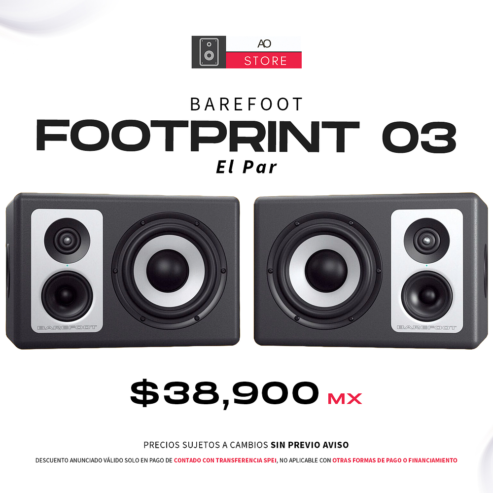 Barefoot Sound Footprint 03 Monitores (El Par) 1