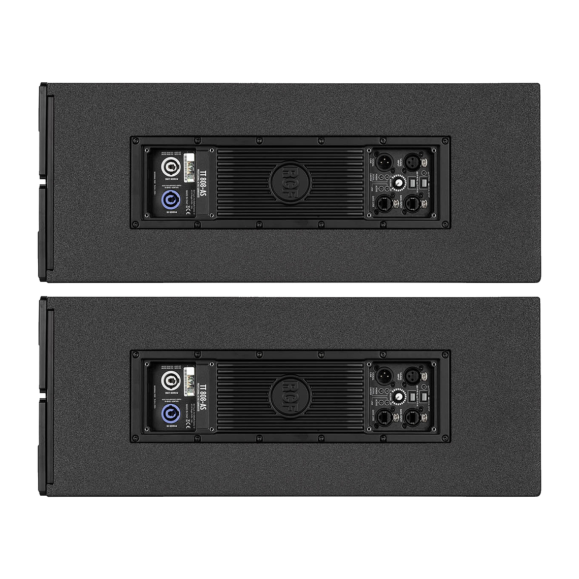 RCF TT 515A Bocina Activa (2 Piezas) + TT 808 AS Subwoofer Activo (2 Piezas) + RCF Kit Stand Adaptador para TT 515 (2 Piezas) + Poste Sub A Top (2 piezas) Sistema de Audio 6