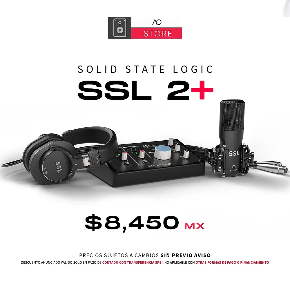 Solid State Logic SSL 2+ Recording Pack 1