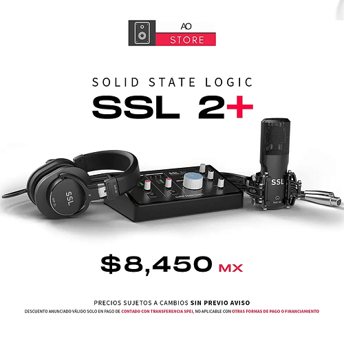Solid State Logic SSL 2+ Recording Pack